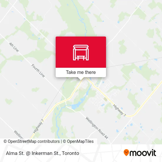 Alma St. @ Inkerman St. map