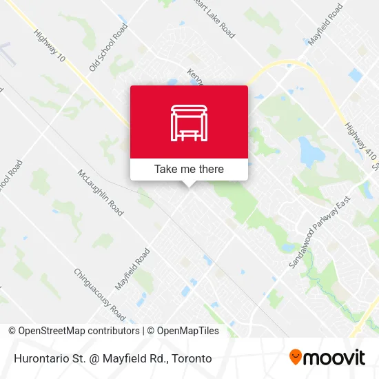 Hurontario St. @ Mayfield Rd. map
