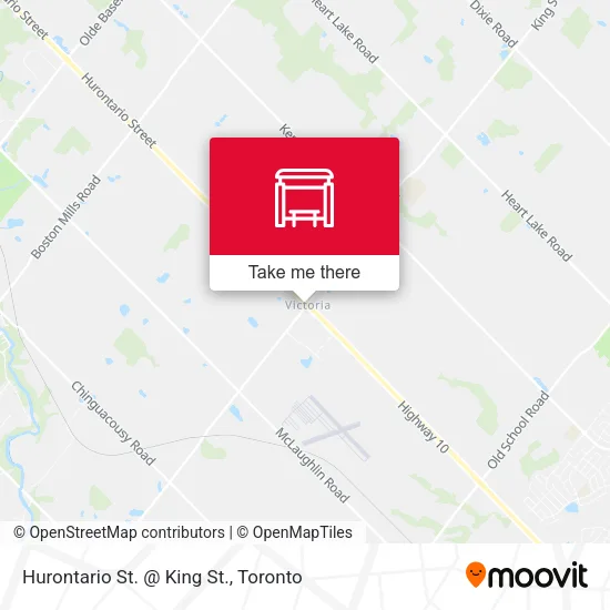 Hurontario St. @ King St. map