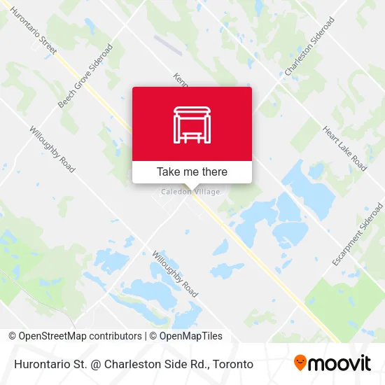 Hurontario St. @ Charleston Side Rd. map
