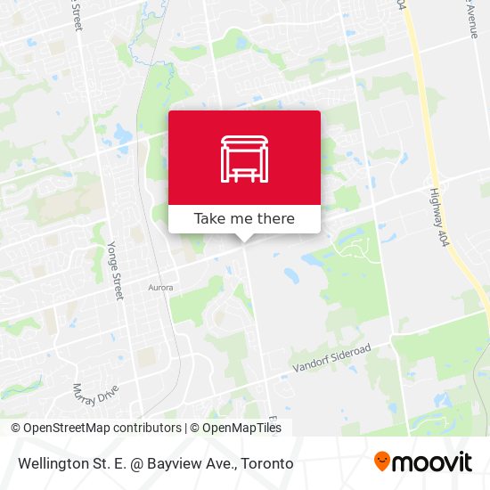 Wellington St. E. @ Bayview Ave. map