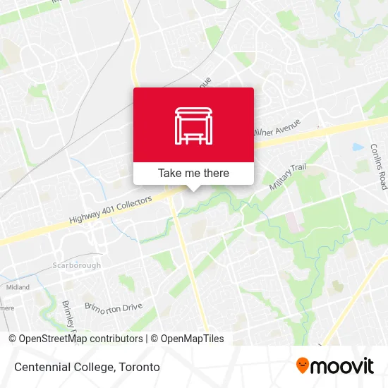 Centennial College map