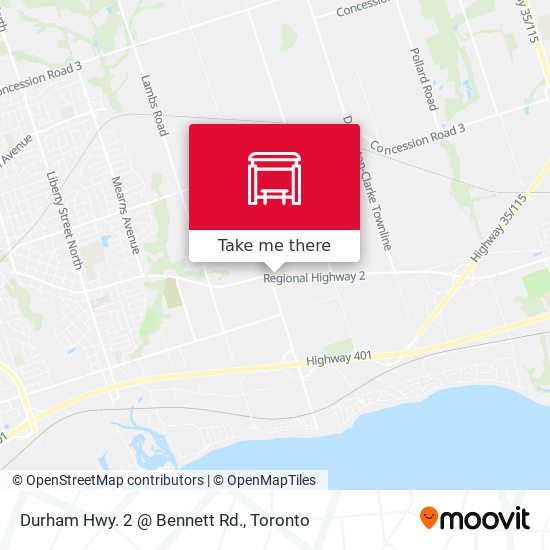 Durham Hwy. 2 @ Bennett Rd. map