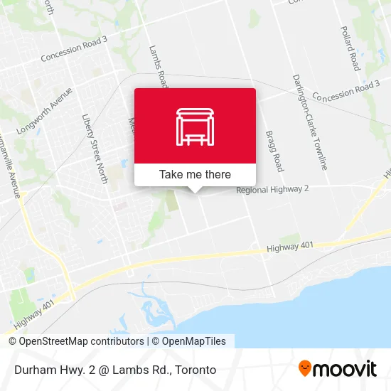 Durham Hwy. 2 @ Lambs Rd. map