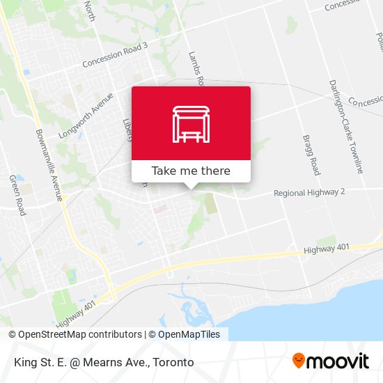 King St. E. @ Mearns Ave. map