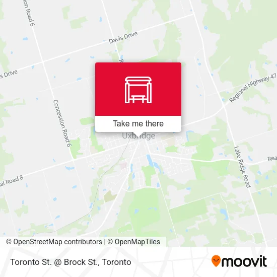 Toronto St. @ Brock St. map