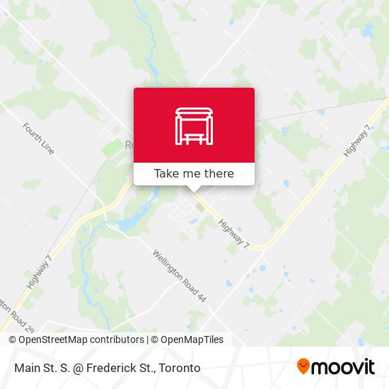 Main St. S. @ Frederick St. plan