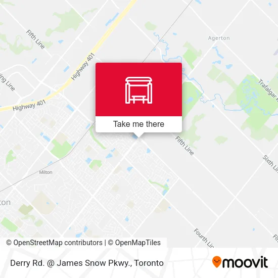 Derry Rd. @ James Snow Pkwy. map