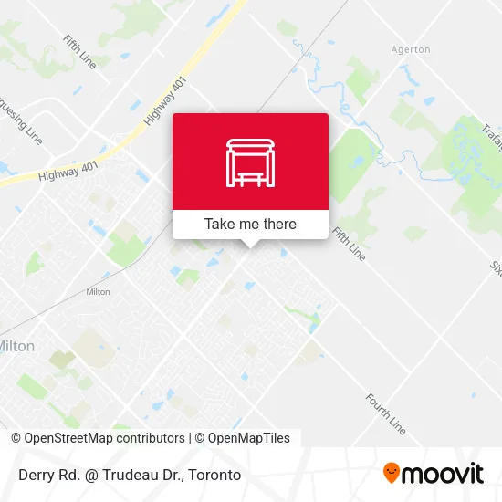 Derry Rd. @ Trudeau Dr. map