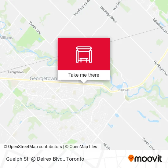 Guelph St. @ Delrex Blvd. map