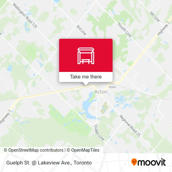 Guelph St. @ Lakeview Ave. map