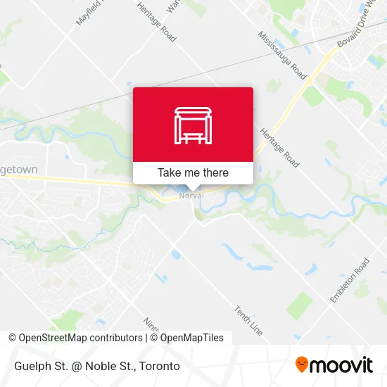 Guelph St. @ Noble St. map