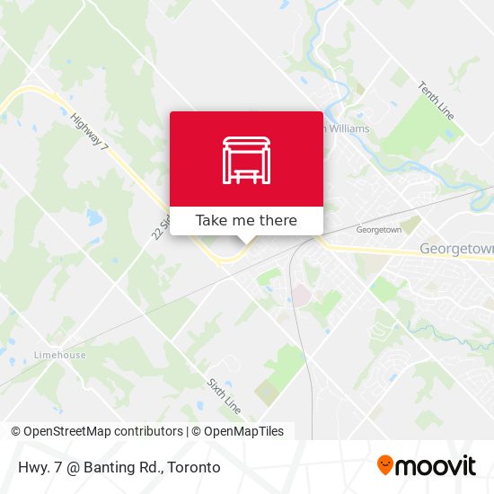 Hwy. 7 @ Banting Rd. map