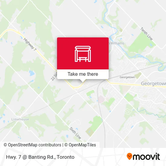 Hwy. 7 @ Banting Rd. map