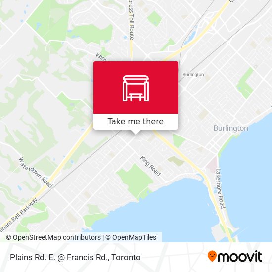 Plains Rd. E. @ Francis Rd. map