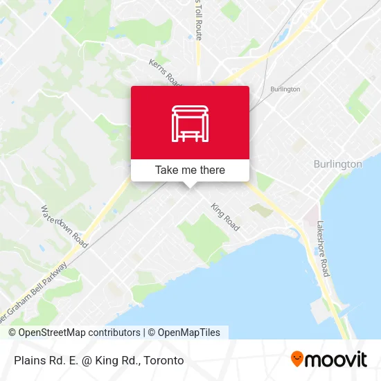 Plains Rd. E. @ King Rd. map