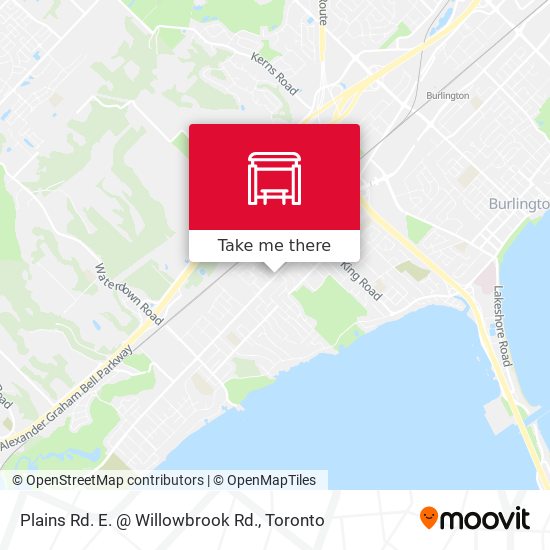Plains Rd. E. @ Willowbrook Rd. map