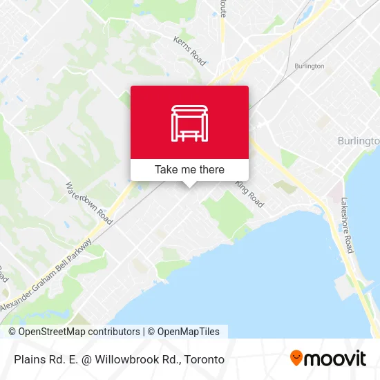 Plains Rd. E. @ Willowbrook Rd. map