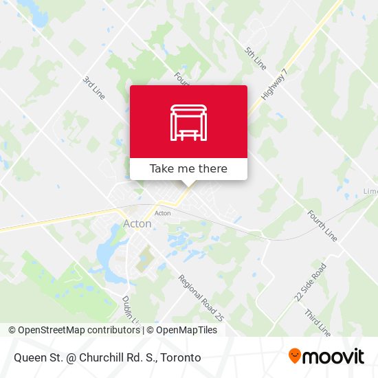 Queen St. @ Churchill Rd. S. map