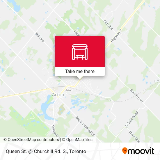 Queen St. @ Churchill Rd. S. map