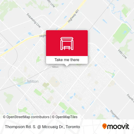 Thompson Rd. S. @ Mccuaig Dr. map