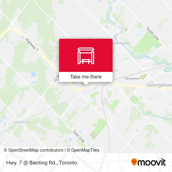 Hwy. 7 @ Banting Rd. map