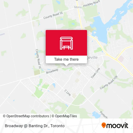 Broadway @ Banting Dr. map