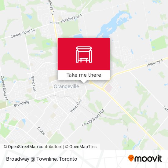 Broadway @ Townline map