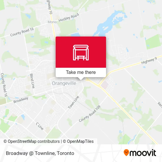 Broadway @ Townline map
