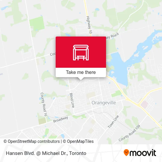 Hansen Blvd. @ Michael Dr. map