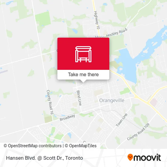 Hansen Blvd. @ Scott Dr. map
