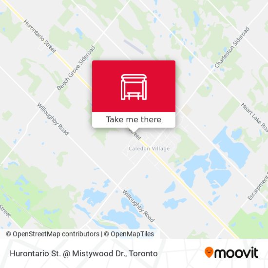 Hurontario St. @ Mistywood Dr. map