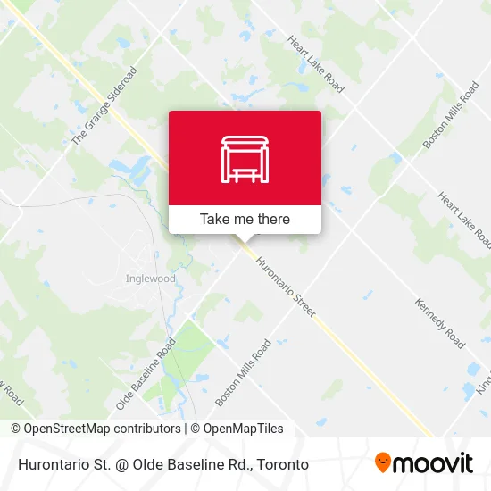 Hurontario St. @ Olde Baseline Rd. map