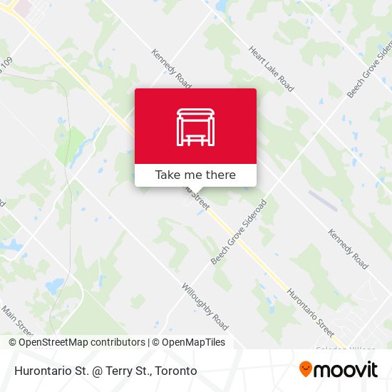 Hurontario St. @ Terry St. map