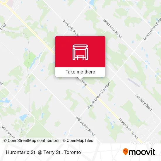 Hurontario St. @ Terry St. map
