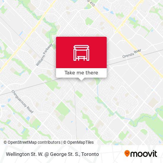Wellington St. W. @ George St. S. map