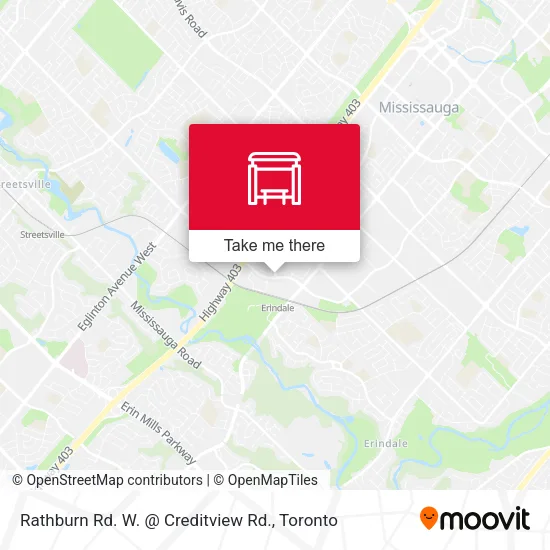 Rathburn Rd. W. @ Creditview Rd. map