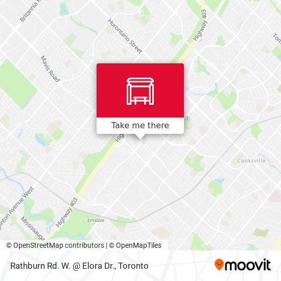 Rathburn Rd. W. @ Elora Dr. map