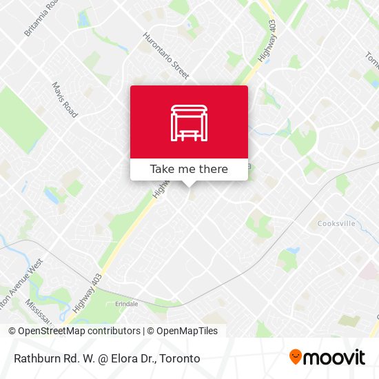 Rathburn Rd. W. @ Elora Dr. map