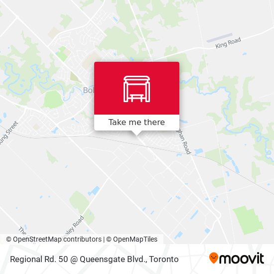 Regional Rd. 50 @ Queensgate Blvd. plan