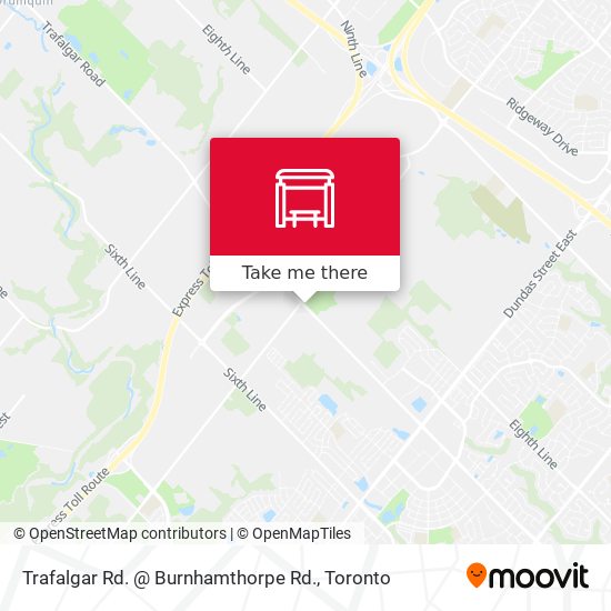 Trafalgar Rd. @ Burnhamthorpe Rd. map