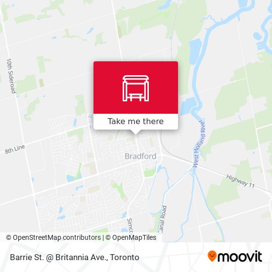 Barrie St. @ Britannia Ave. map
