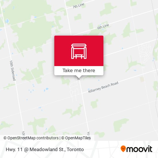 Hwy. 11 @ Meadowland St. plan