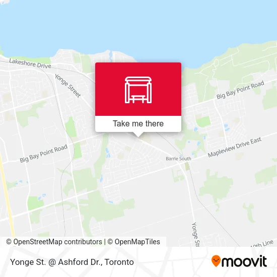Yonge St. @ Ashford Dr. map