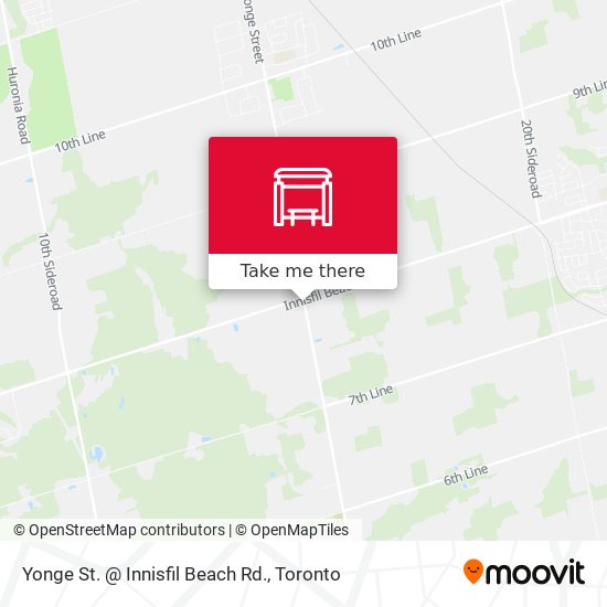 Yonge St. @ Innisfil Beach Rd. map