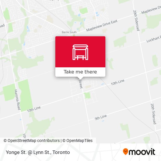 Yonge St. @ Lynn St. map