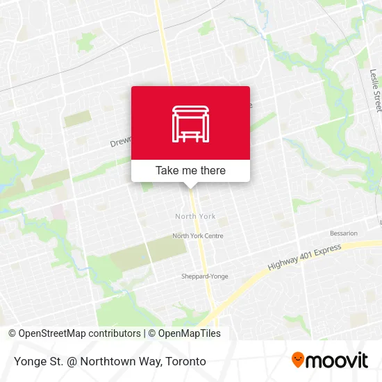 Yonge St. @ Northtown Way map