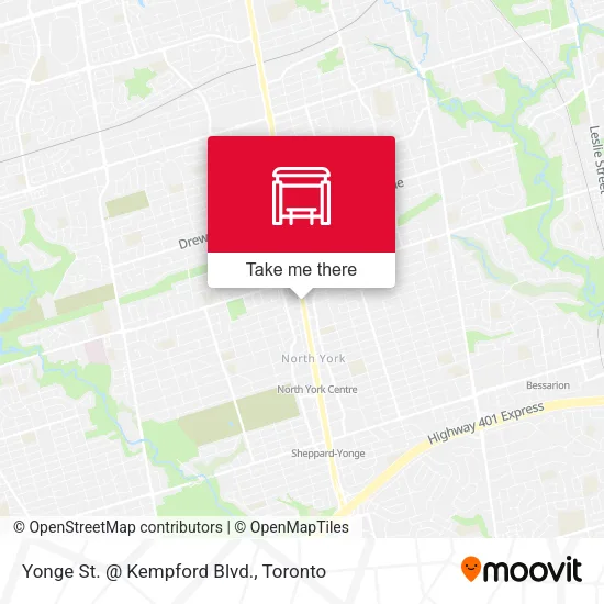 Yonge St. @ Kempford Blvd. map