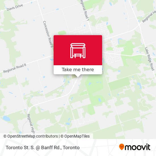 Toronto St. S. @ Banff Rd. map