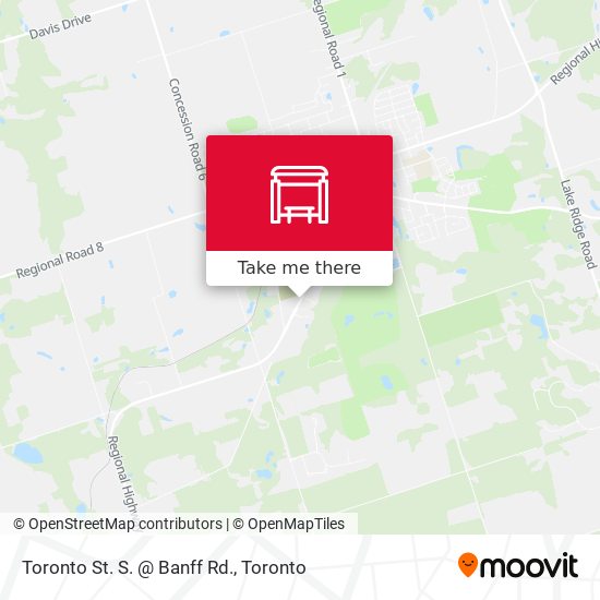Toronto St. S. @ Banff Rd. map